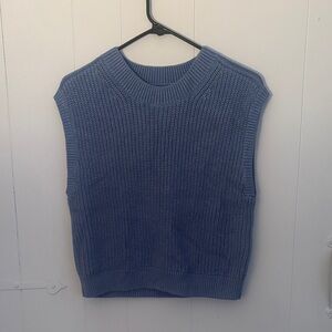 Abercrombie & Fitch Blue Sweater Vest